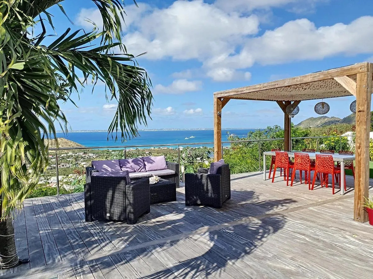 Villa Sea View, 5 Min From The Beach, Overlooking The Caribbean Sea, Private Pool La Savane