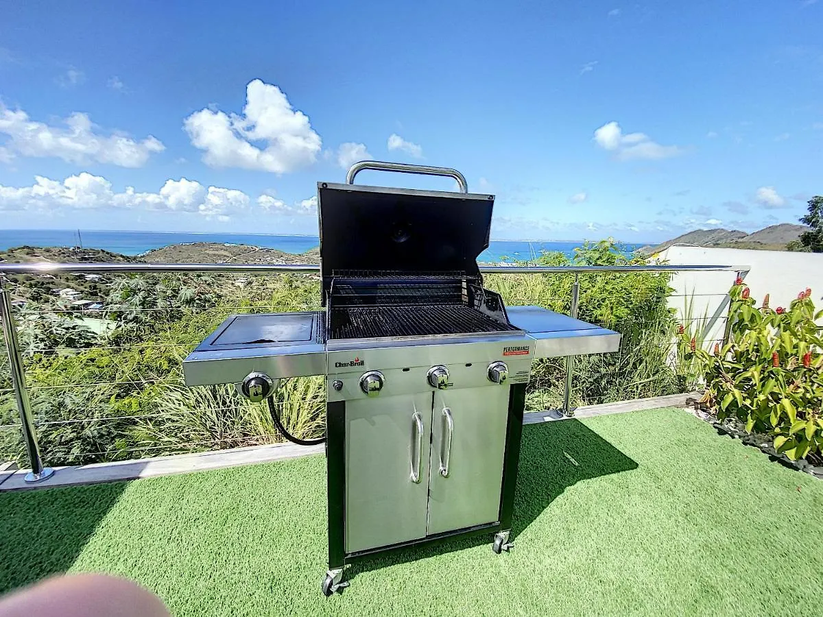 Villa Sea View, 5 Min From The Beach, Overlooking The Caribbean Sea, Private Pool La Savane