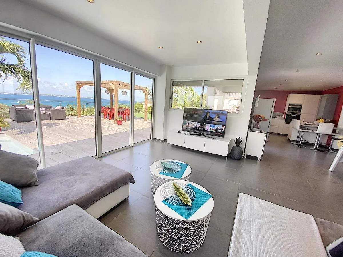 Villa Sea View, 5 Min From The Beach, Overlooking The Caribbean Sea, Private Pool La Savane