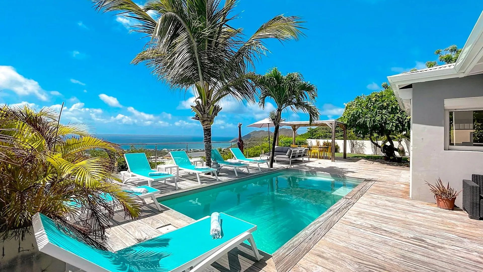 Villa Sea View, 5 Min From The Beach, Overlooking The Caribbean Sea, Private Pool La Savane Άγιος Μαρτίνος/Αγίου Μαρτίνου