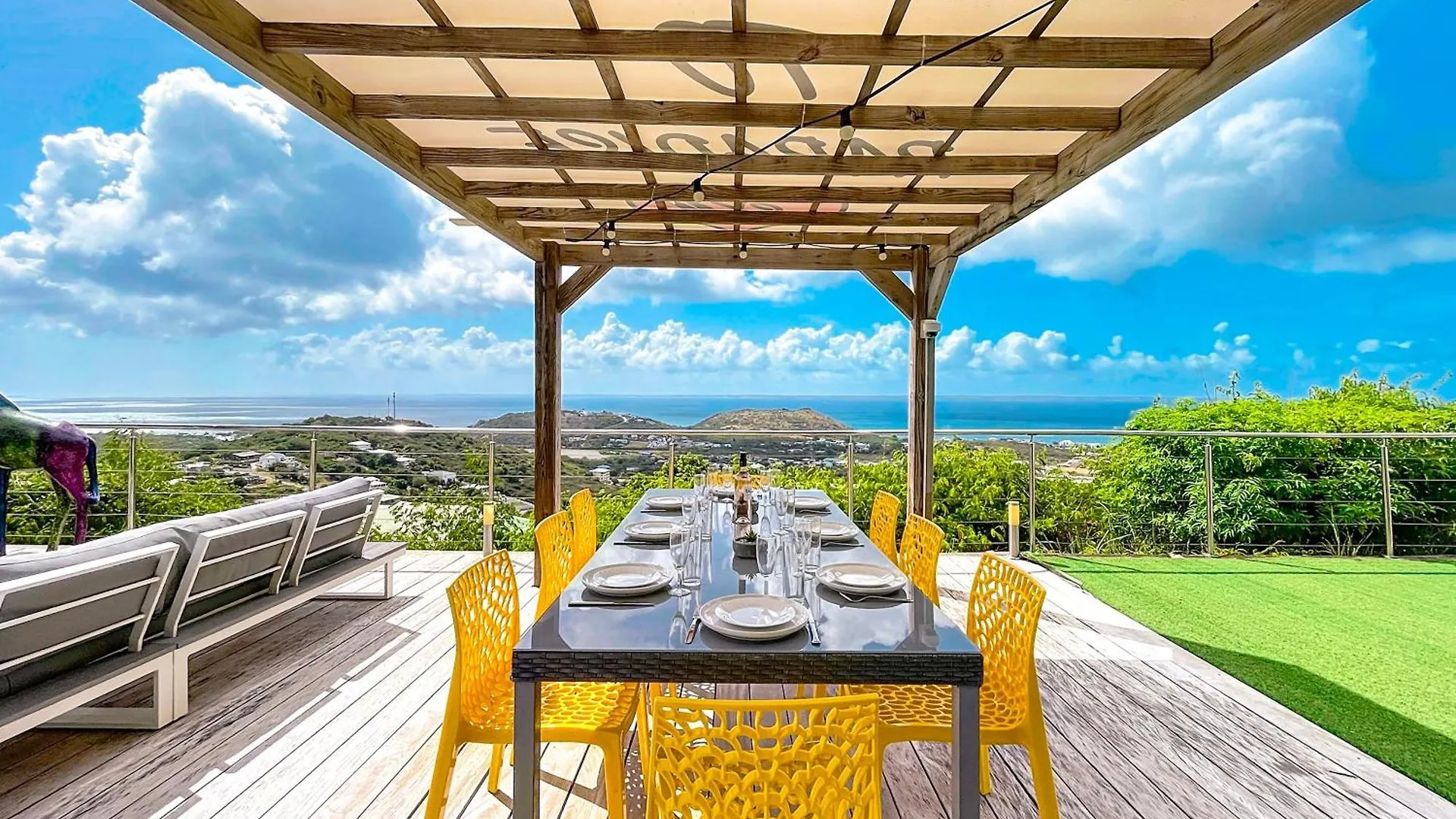 Villa Sea View, 5 Min From The Beach, Overlooking The Caribbean Sea, Private Pool La Savane